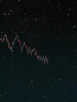 The cover image shows a black gradient background covered with white dots. A red and green stock chart is overlaid in the bottom center.