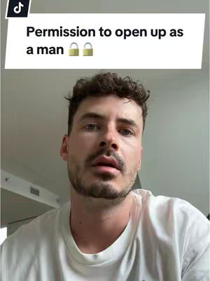 The cover image features a man in a white shirt on a light background, framed from the chest up. Above is a white box with text and two lock emojis.