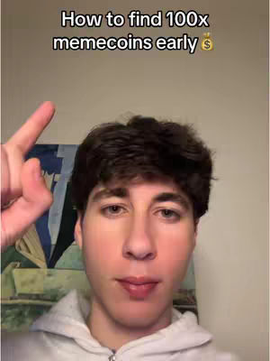 A young man with short, dark hair is the central focus, with text overlayed above his head. He points upwards with his index finger, and there's a hint of a blue and white patterned background.