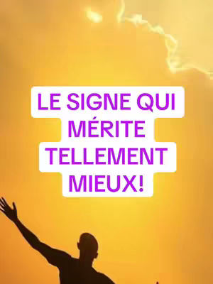 The image is a vertical composition with a warm gradient background, transitioning from a bright yellow at the top to a slightly darker yellow at the bottom. In the center, a white rectangular text box features overlaid text in a purple font. Below is a silhouette of a person with arms raised in a celebratory pose against the background.