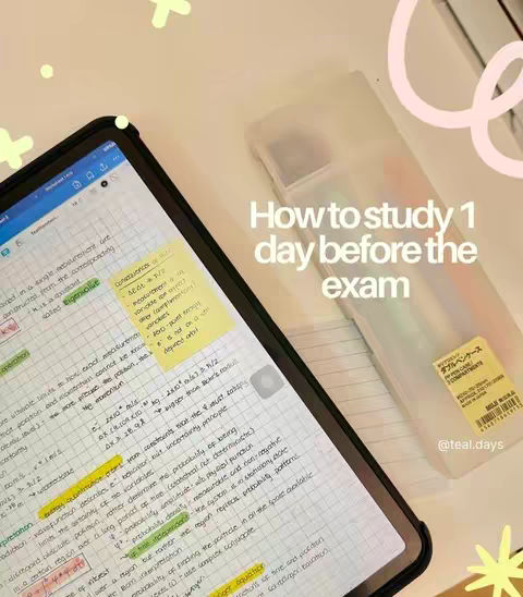 The cover image shows a white desk with a tablet, some papers with handwritten notes, and a pencil case. The tablet displays a document or notes with colorful sticky notes. The pencil case is translucent, filled with colored pens and markers. The overall layout is clean and organized, with a soft, warm color palette.