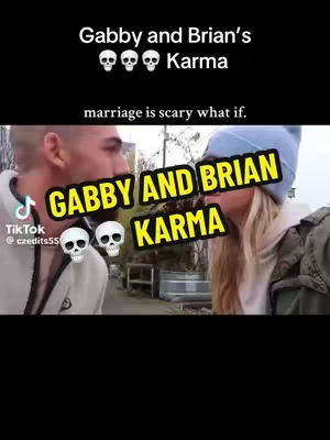 The cover features a close-up of a man and woman facing each other, likely outdoors, with the text overlayed with a title. The word "Gabby" and "Brian" are highlighted. The faces are the main focus in this portrait-style cover image.