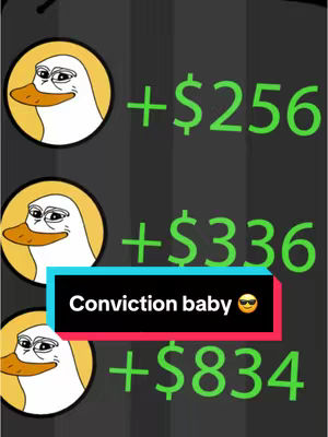 The image shows a dark grey background with multiple instances of a cartoon duck face meme in circular yellow backgrounds. Underneath each duck face, there is a number in green with a plus sign and the dollar symbol. In the middle, there is a rectangle with rounded edges containing text.