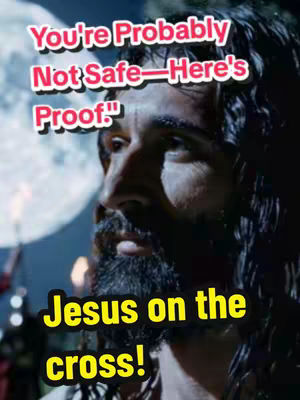 The image shows a close-up of a man with long dark hair and a beard, looking slightly upwards. Text overlays in white and yellow letters are positioned above and below his face. The background includes a blurry, illuminated sphere, possibly a moon or a light source.