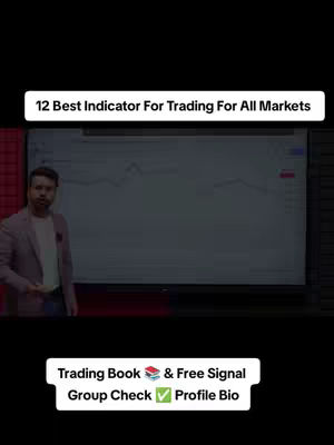 The cover image shows a man standing in front of a large screen displaying a chart. The background is a dark room. The bottom of the image has a white box with text.