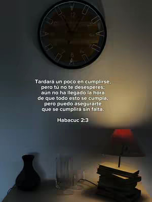 The cover image shows a dimly lit room with a clock on the wall. A book, a lamp, and other objects are arranged on a table or surface in the foreground. Text is overlaid on the image with a quote.