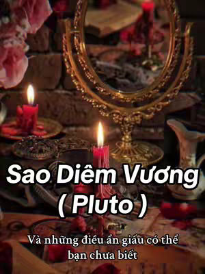 The image is a mystical composition featuring a central golden ornate mirror reflecting an unknown space. Two red candles with lit flames stand on either side, set on decorative plates. The background is dimly lit with elements suggesting a vintage setting with brick wall, potentially a table holding objects. The text overlayed at the bottom says content that may be unknown to you.