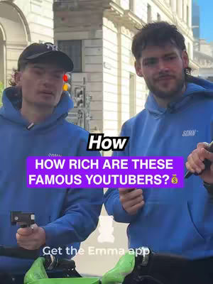 Two men in blue hoodies stand side-by-side against an urban background. Text overlays highlight the video's topic. The composition is vertical, designed for mobile viewing.