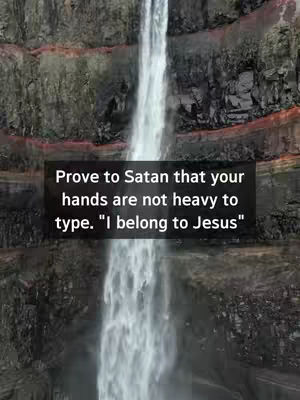 The cover image displays a scenic waterfall cascading down a rock face with dark, textured sides. Overlayed on the image is a dark box containing white text, presenting a message. The overall composition features natural elements, with a focus on the waterfall and a contrasting text box.