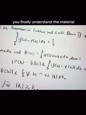 A white background with handwritten mathematical equations in black ink. The upper portion includes text overlaying the equations .
