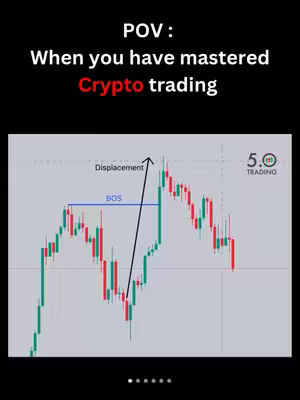 The cover image shows a black background with white text overlayed at the top, and beneath that, a chart of red and green bars, representing a financial graph.