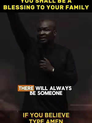The cover image features a man in a dark suit, raising his hand with his palm open to the sky, with overlays of white and orange text above and below him.
