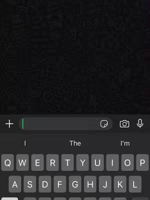 The cover image shows a smartphone keyboard, likely an iPhone, with a black background. At the bottom there's a keyboard in dark gray, with the letters and the space button. Above are the suggestions of words for the typing. On top of the keyboard are the different icons.