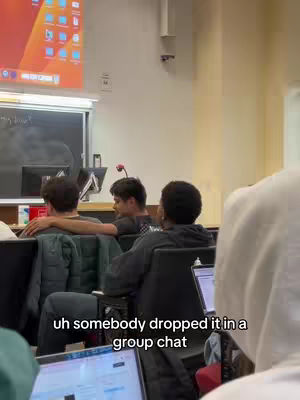 The cover image shows students in a lecture hall. The focus is on three students, two are from the back sitting on chairs and another is from the perspective of the camera. A presentation is shown on the screen.
