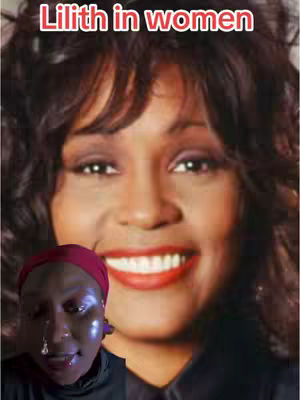 The cover image features a split design. The top half shows a portrait of a woman with brown hair and a big smile, with text overlayed on it. In the bottom left corner, there's a smaller image of a person wearing a headscarf, appearing to cry.