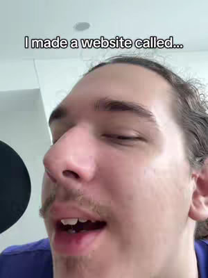 The cover image is a close-up of a young man's face. He has light skin, a slightly open mouth, and appears to be speaking with a serious expression, looking a bit up as if he's looking at a script above him. The text overlay is a white box with black text. The background is blurred. Overall it is well lit.