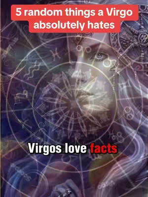 The image features a mystical design with a woman's face overlaid on a background of astrological symbols and a swirling galaxy effect. The top has a red banner with white text, and the bottom has a white text on a black banner.