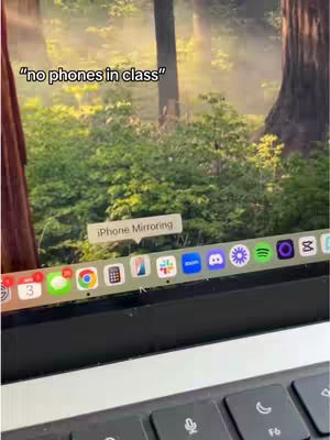 The cover image shows a laptop screen displaying a forest scene, with text overlays and application icons at the bottom. A portion of the laptop keyboard is visible.