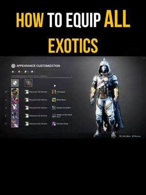 The image shows a character from the game Destiny 2 with an interface overlayed with text. The character is a humanoid figure in futuristic armor against a dark background. The interface has lists and selectable regions.