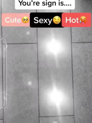 The cover image shows a gray tiled background with three rectangular text boxes across the top. The first box is pink with the word 'Cute' and a concerned emoji beside it. The second box is black with the word 'Sexy' and a smirking emoji. The third box is red with the word 'Hot' and a crying emoji.