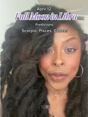 A selfie-style shot of a woman with dark curly hair, makeup, and jewelry. Text overlays indicate the video's topic.