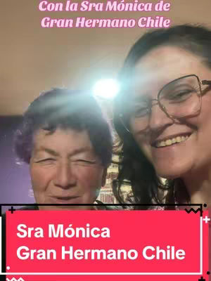 The cover image showcases a selfie-style shot featuring two women. On the left side there is an older woman with short, purplish hair, eyes closed and a slight smile. On the right side, a younger woman smiles, wearing glasses. The background is a blurred interior setting, possibly a home. Overlaid on the bottom is a red bar with white text, identifying the older woman and the reality show.