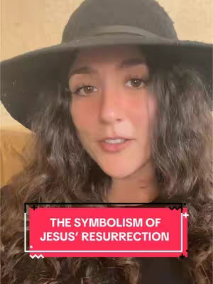 A woman wearing a black hat and smiling at the camera, with text overlaid in a red box at the bottom.