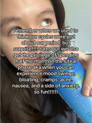 A close-up shot of a person's face, angled from the upper right, with the person looking up slightly. Added text overlays the face giving an overview of the topic. The background is out of focus, with the person subtly holding a container. The overall composition focuses on conveying the message.