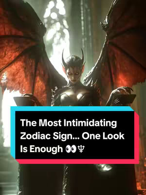 A dark, dramatic image features a woman with bat-like wings and horns. She has pale skin and is positioned in front of a gothic architectural setting. Below her is a colored text overlay.