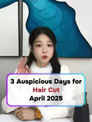 A young woman with black hair, makeup, and a white sweater is gesturing with her right hand in a three-fingered gesture as if about to say something. The background is a mix of whites, blues, and black.