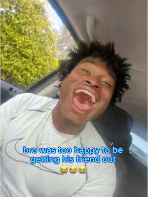 A close-up shot of a young man with dark, spiky hair, a light-colored t-shirt, and an animated expression. He's in a car next to a green, leafy view. The hook text overlays the image.
