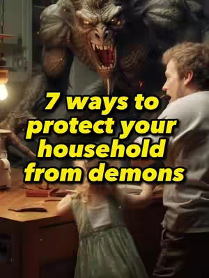 The cover image shows a dramatic scene. In the foreground, a man and a young girl are interacting, with the girl appearing to be shielded by the man. Behind them, a large, monstrous figure with sharp teeth and an angry expression looms. Overlaid on the image is the title text.
