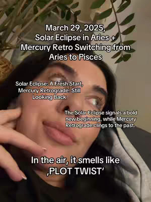 A selfie-style video cover with a young woman in the foreground, with text overlay in a light color. The woman is looking off to the side with a slight smile, appearing thoughtful. The background is slightly blurred, featuring green plants and neutral colors. The overall composition has a focus on the woman's face and the text elements.