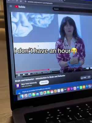 The cover image shows a laptop screen displaying a YouTube video. It features a person on the screen who is speaking.