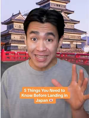 A man with black hair is smiling widely at the camera in the cover image. Behind him is a blurred shot of a Japanese-style building with a traditional castle layout. The background subtly highlights the man while he fills the frame in a medium shot. There's a text overlay at the bottom.