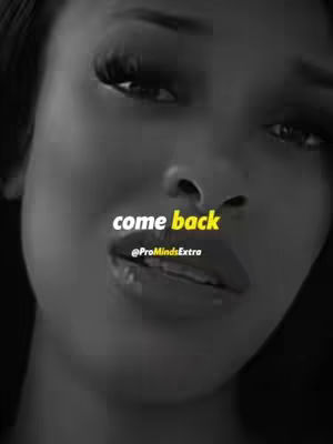 The cover image is a close-up, black-and-white photograph of a person's face. The focus is on the lower half of the face, with the lips and nose prominently displayed. Text overlayed on the image reads "come back".