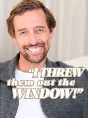 A middle-aged man with a beard smiles broadly at the camera, with text overlayed.